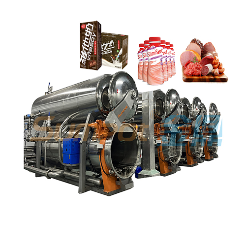 Meat Retort Machine Fully automated water immersion retort machine working principle for ...